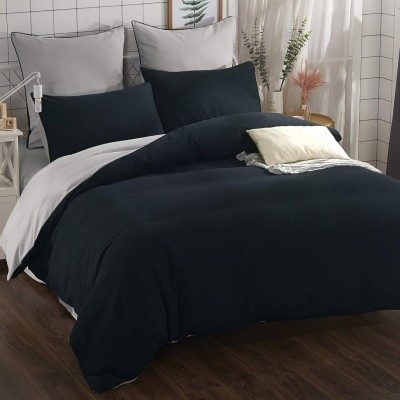 Элегант (черный) Евро Комплект постельного белья 4н