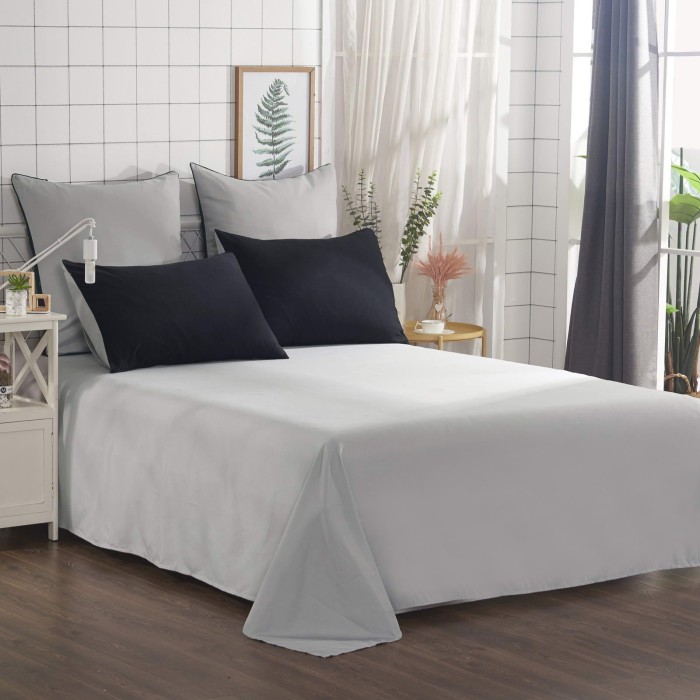 Элегант (черный) Евро Комплект постельного белья 4н