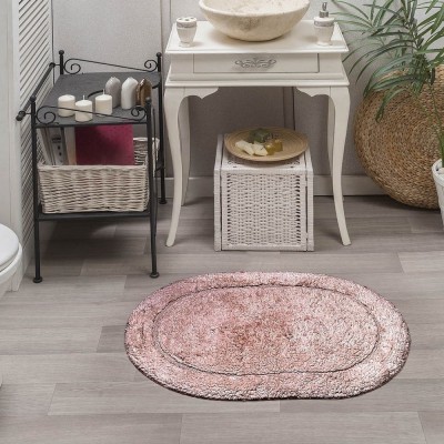 GALYA (пудра) Коврик для ванной кружевной 45х65