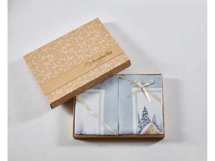 Постельное белье Asabella Евро, фланель-тенсел 2271-6