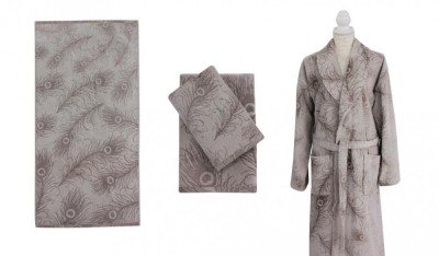 Полотенца ROSEBERRY AMORE Beige-70x140