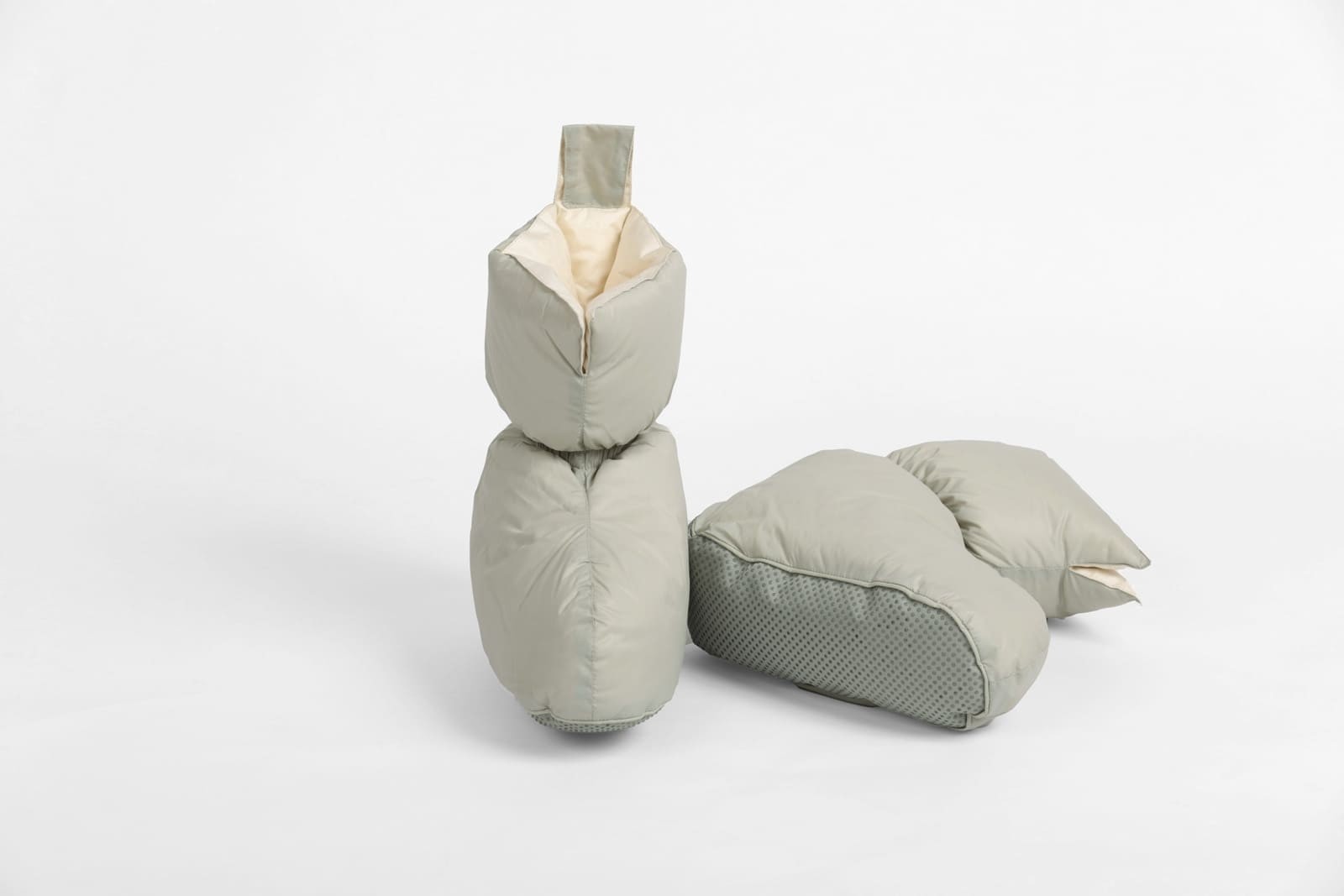 Сапожки-носочки пуховые Comfort Socks Travel Grass Grey  40-45 р.