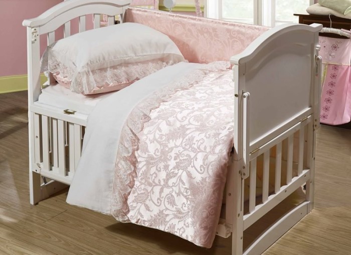 Постельные наборы [М] Казанова Бамбини Кружево (пудра) к-т VF/SR56-Дет-1124 к-т