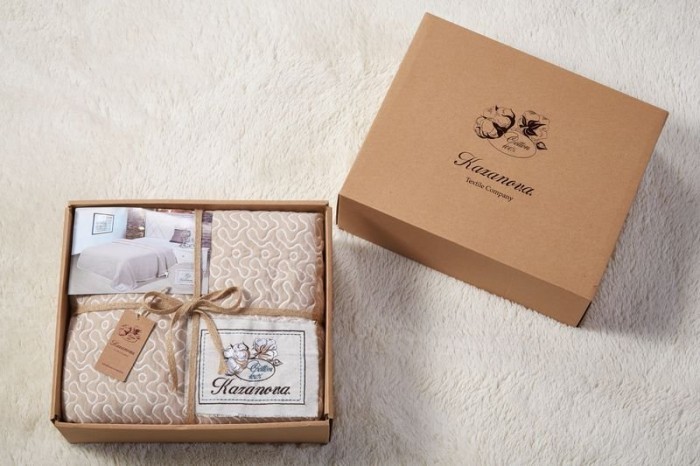 Покрывало Казанова Покрывало 2х Наири (бежевый) 200х220 SR56-189-2.0