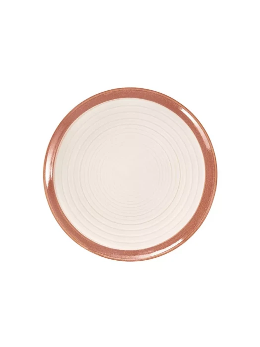 Набор персональных тарелок Arya White Stoneware 4 ед Коричневый