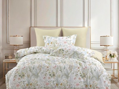 Комплект постельного белья Семейный, сатин с лазерной печатью 2375-7