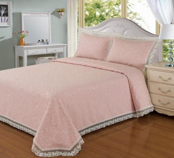 Хлоя (розовая) Покрывало 230х250