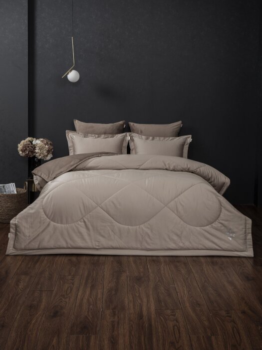 Комплекты для сна Lindor Fluffy (карамель) Egyptian Cotton Евро