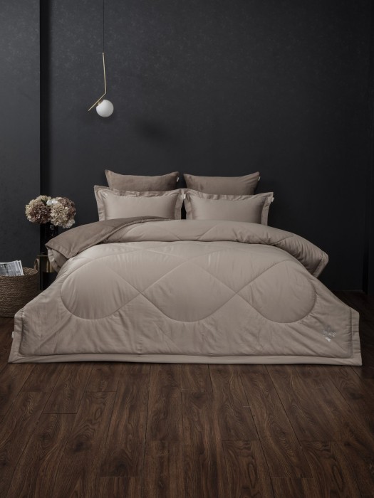 Комплекты для сна Lindor Fluffy (карамель) Egyptian Cotton Евро