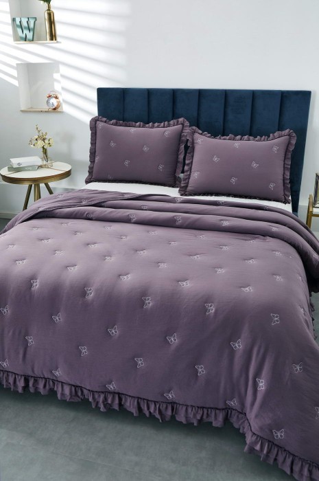 Ребека (фиолет) Покрывало 220х240