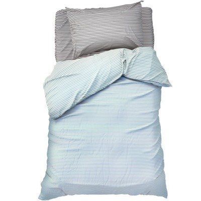 Постельное бельё «Этель» 1.5 сп Mint line 143*215 см, 150*214 см, 50*70 см -1 шт,100% хл, креп 125 г/м