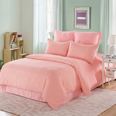 Тиана (персик) Комплект постельного белья жатка Евро 4н