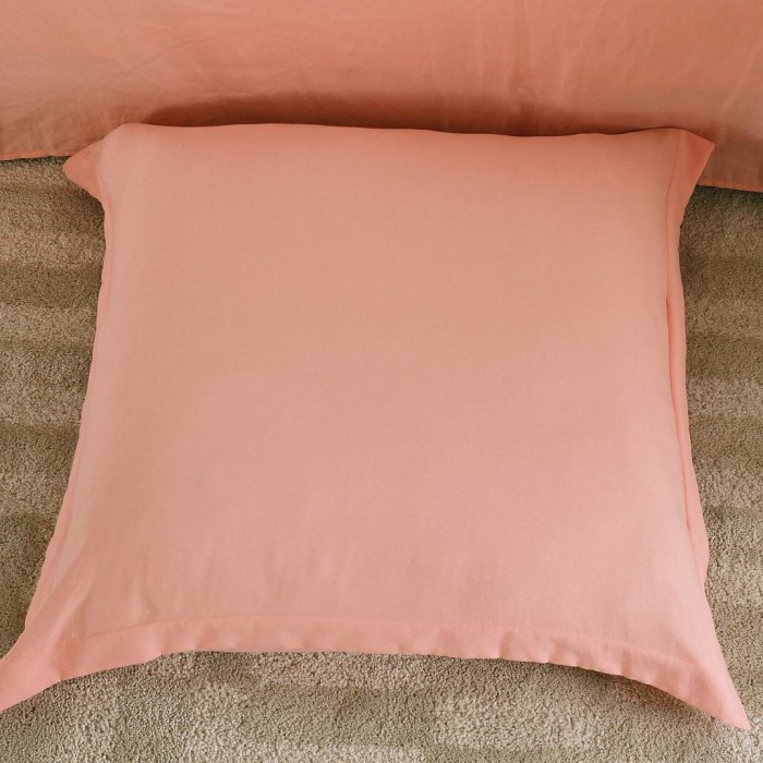 Тиана (персик) Комплект постельного белья жатка Евро 4н