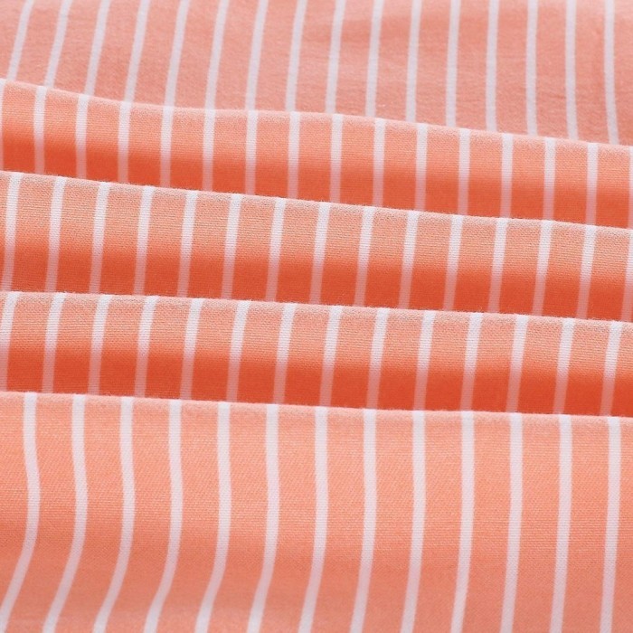 Тиана (персик) Комплект постельного белья жатка Евро 4н