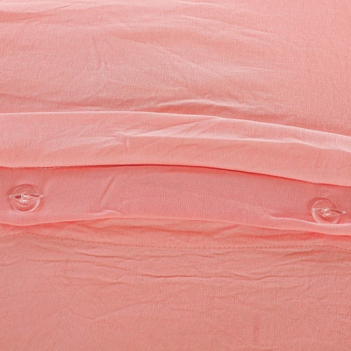 Тиана (персик) Комплект постельного белья жатка Евро 4н