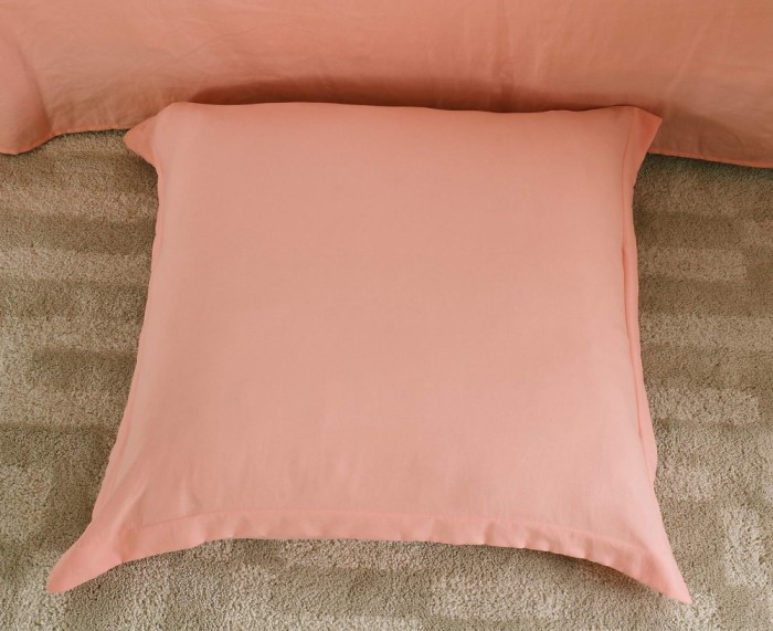 Тиана (персик) Комплект постельного белья жатка Евро 4н