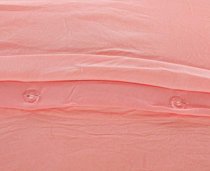 Тиана (персик) Комплект постельного белья жатка Евро 4н