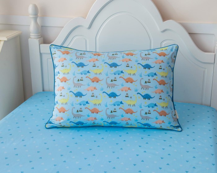 Динозаврики (голубой) Комплект постельного белья Детский