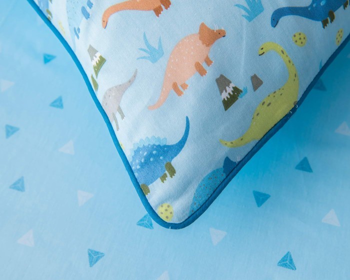 Динозаврики (голубой) Комплект постельного белья Детский