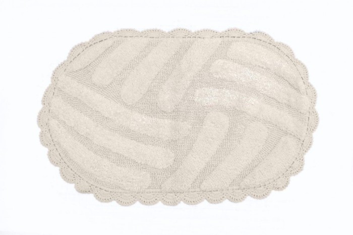 NANCY беж Набор ков. для ванной кружевной 60х100 и 50х70