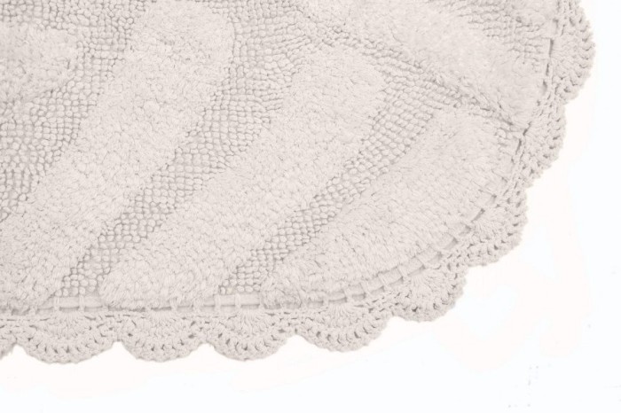 NANCY беж Набор ков. для ванной кружевной 60х100 и 50х70