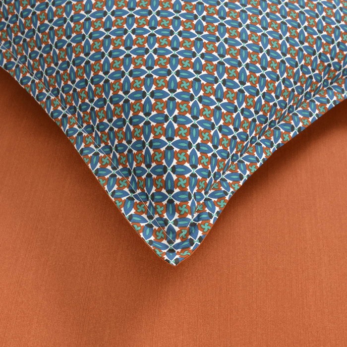 Ахиллес (синий) Комплект постельного белья сатин 7Е