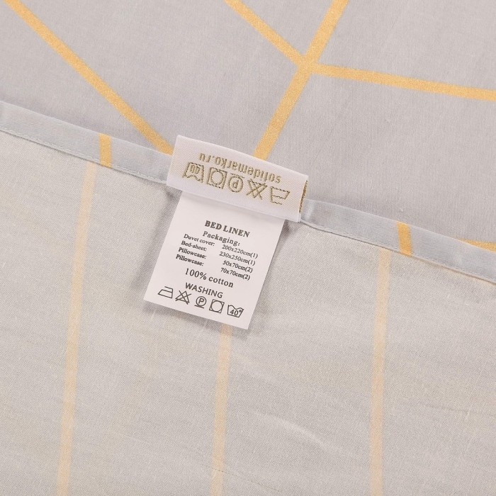 Модерн №5 Комплект постельного белья сатин 1.6