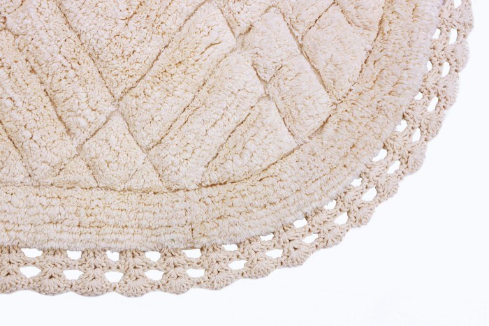 RACHEL (капучино) Набор ков. для ванной кружевной 60х100 и 50х70