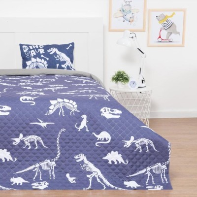 Набор &quot;Этель&quot; 1,5 сп Dinotime, покрывало 145х210 см, наволочка 40х60 см,  микрофибра