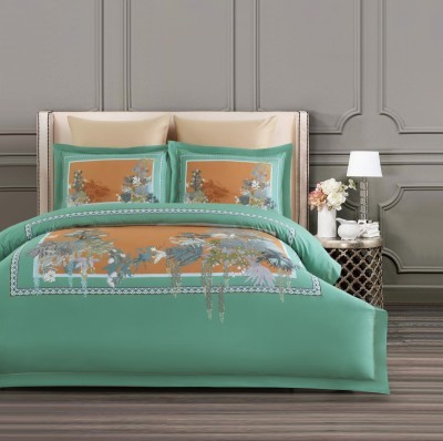 Постельное белье Arya Diamond сатин 2 Сп. 200x220 Soul Зеленый