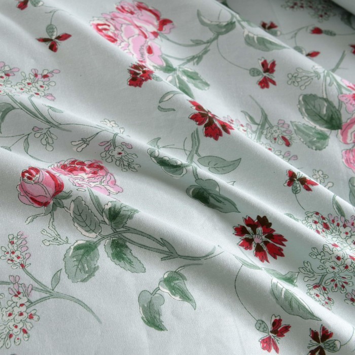 Олли (голубая) Комплект постельного белья сатин 1.6