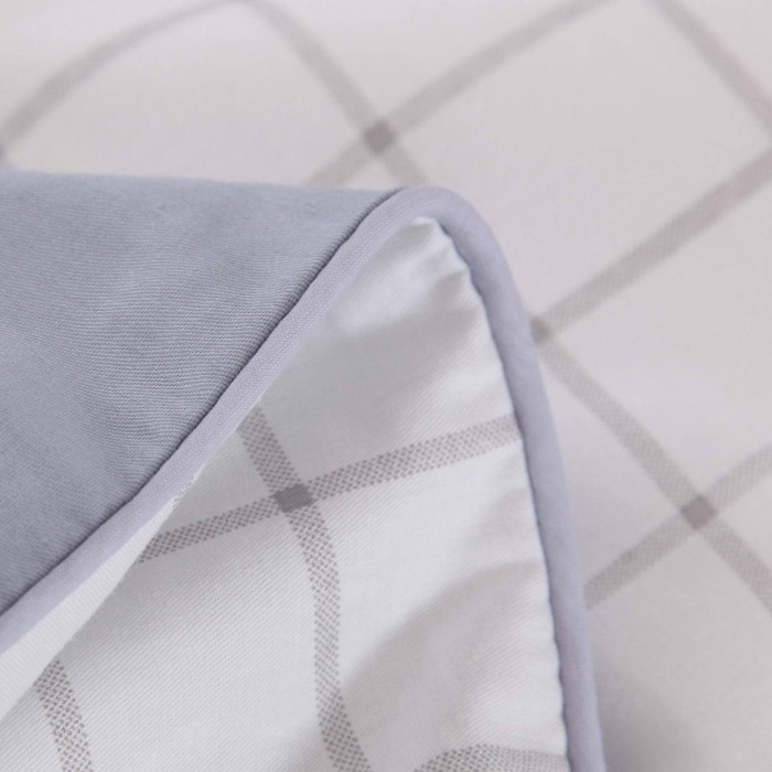 Сатурн (серый) Комплект постельного белья сатин Евро 4н