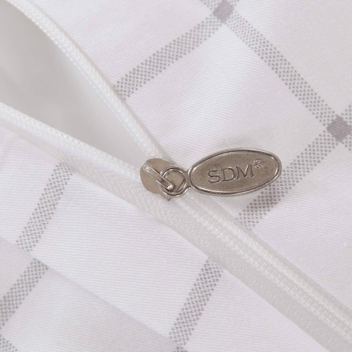 Сатурн (серый) Комплект постельного белья сатин Евро 4н