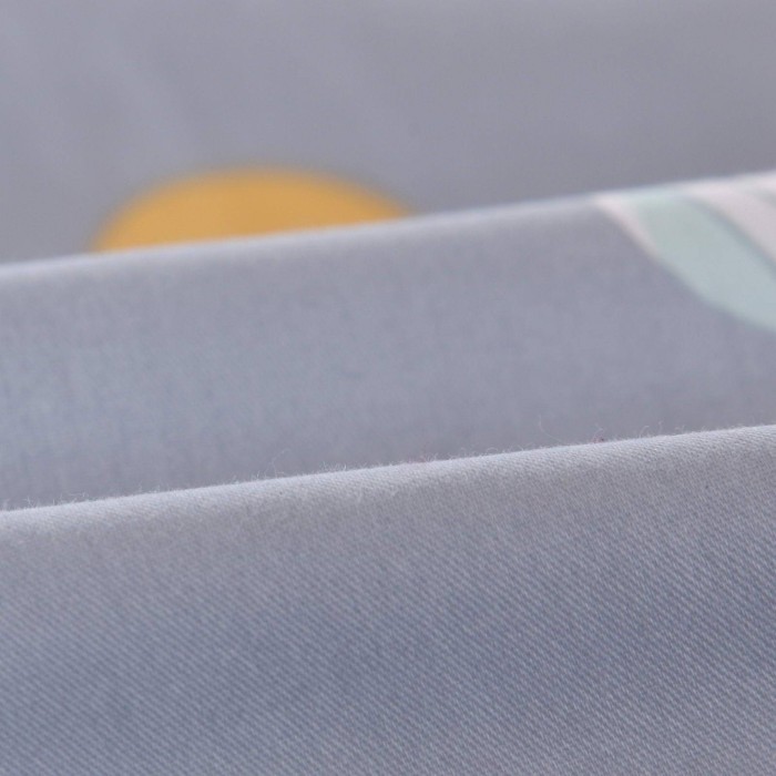 Сатурн (серый) Комплект постельного белья сатин Евро 4н