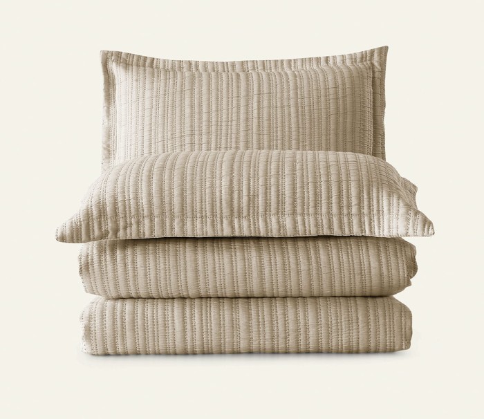 Покрывало Arya синель Waves 250 х260 Бежевый