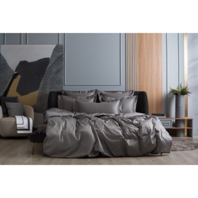 Постельное белье Graphite Allure Grass Семейный простыня на резинке