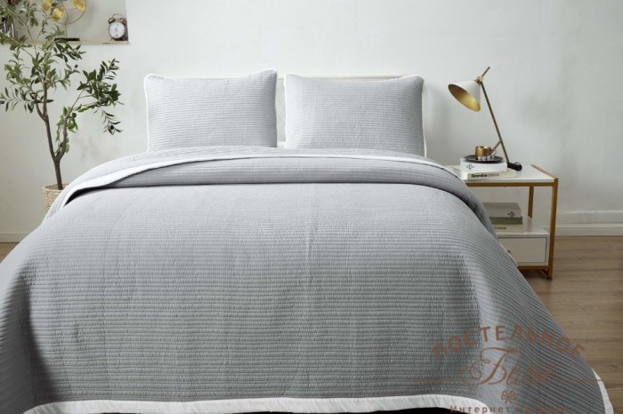 Марисоль покрывало серое 160х220