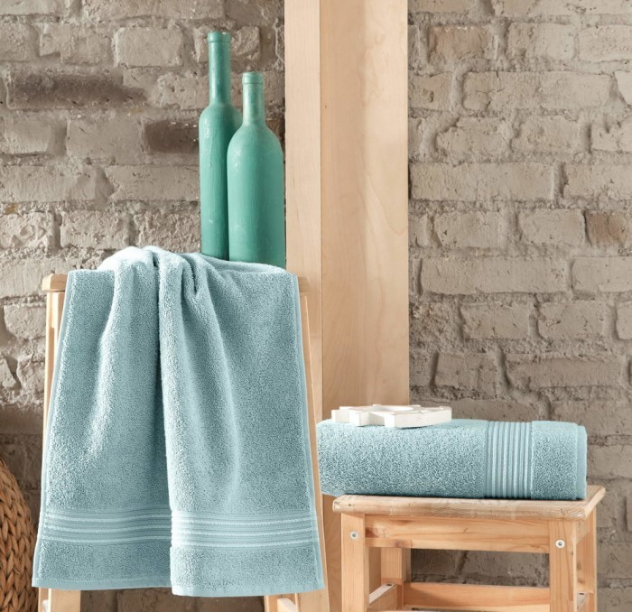 BLEND (зеленый) 70х140 Полотенце Махровое