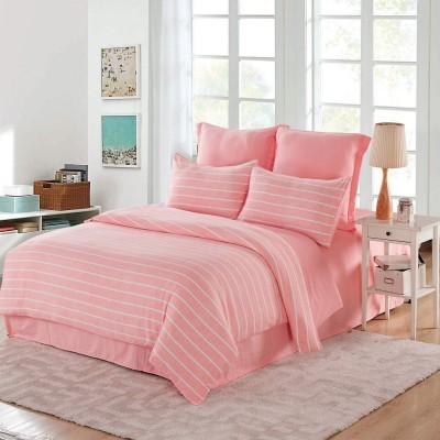 Тиана (розовый) Комплект постельного белья жатка Евро 4н