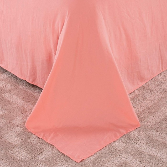 Тиана (розовый) Комплект постельного белья жатка Евро 4н