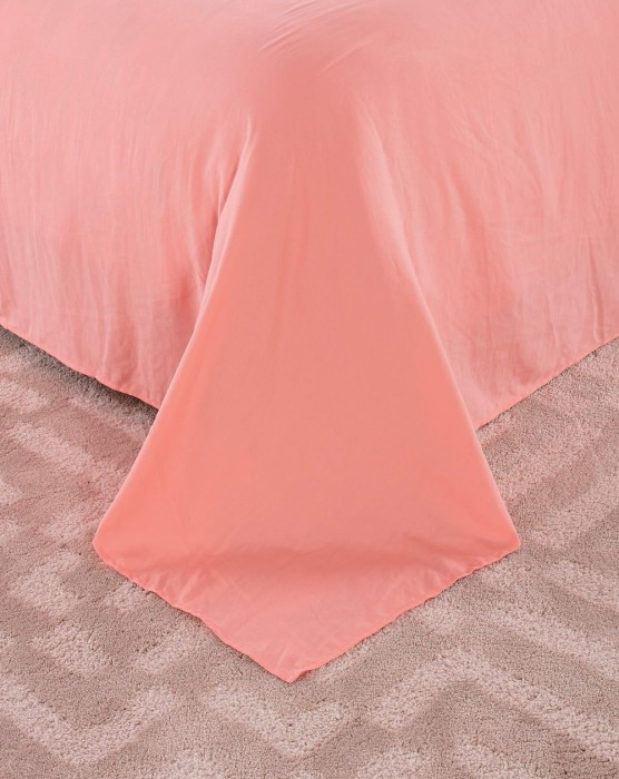 Тиана (розовый) Комплект постельного белья жатка Евро 4н