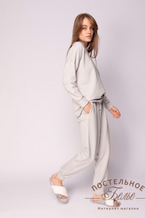 Бриджит женская пижама серая M